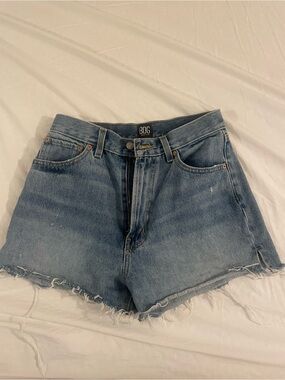 BDG Girlfriend High-Rise Cut-off Denim Shorts